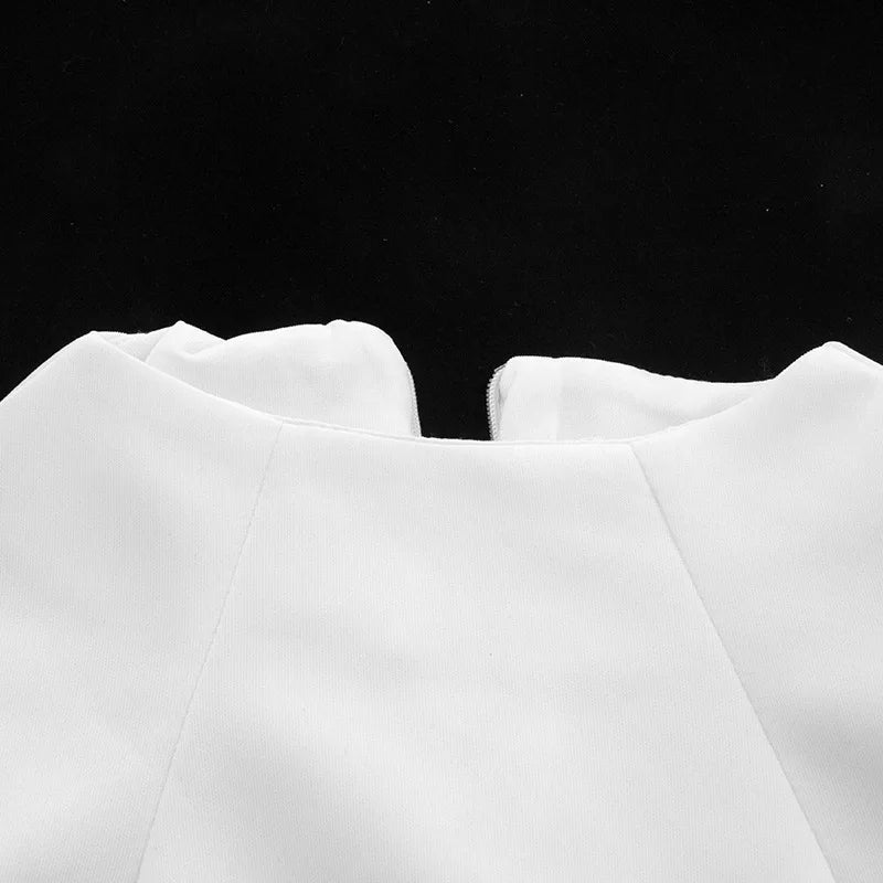 2025 Women‘s Sexy Slim Fit Hollow Mini Dress Spring New Y2K Sleeveless A- LINE Black Dress High Street Commute Elegant Dresses