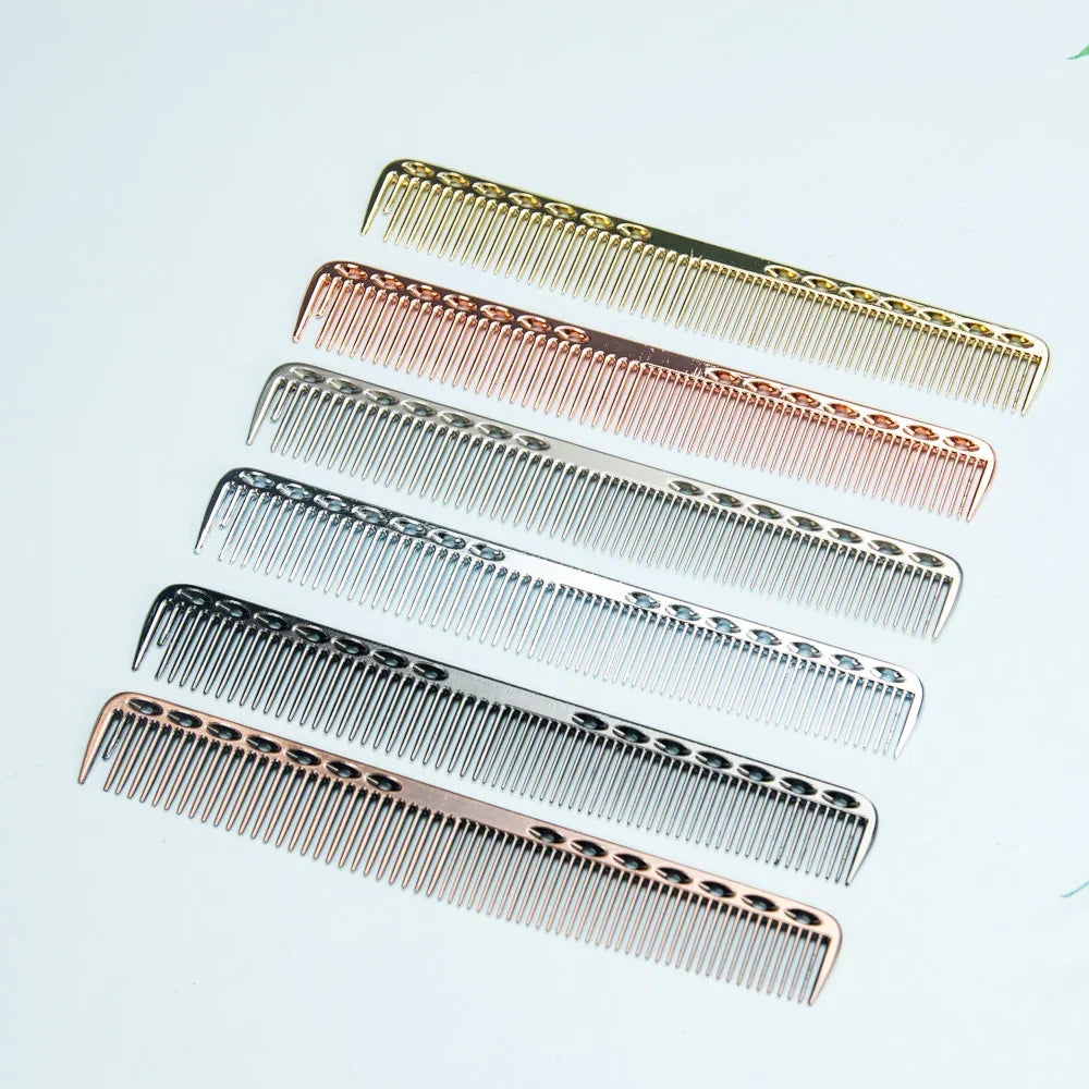 Space Aluminuml Hair Comb Pro Hairdressing Combs Расческа Для Волос Hair Cutting Dying Hair Brush Barber Tools Salon Accessaries