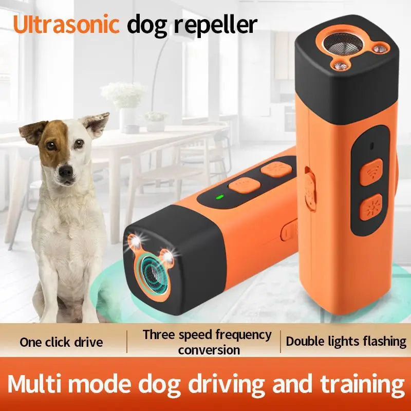 Pet Training Control Device Rechargeable Ultrasonic Dog Barking Deterrent Trainer To Stop Barking