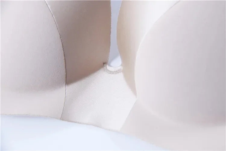 Women Sexy Deep U Cup Bras   Push Up Lingerie Seamless Wire Free Bralette Backless Plunge Intimates Female Underwear