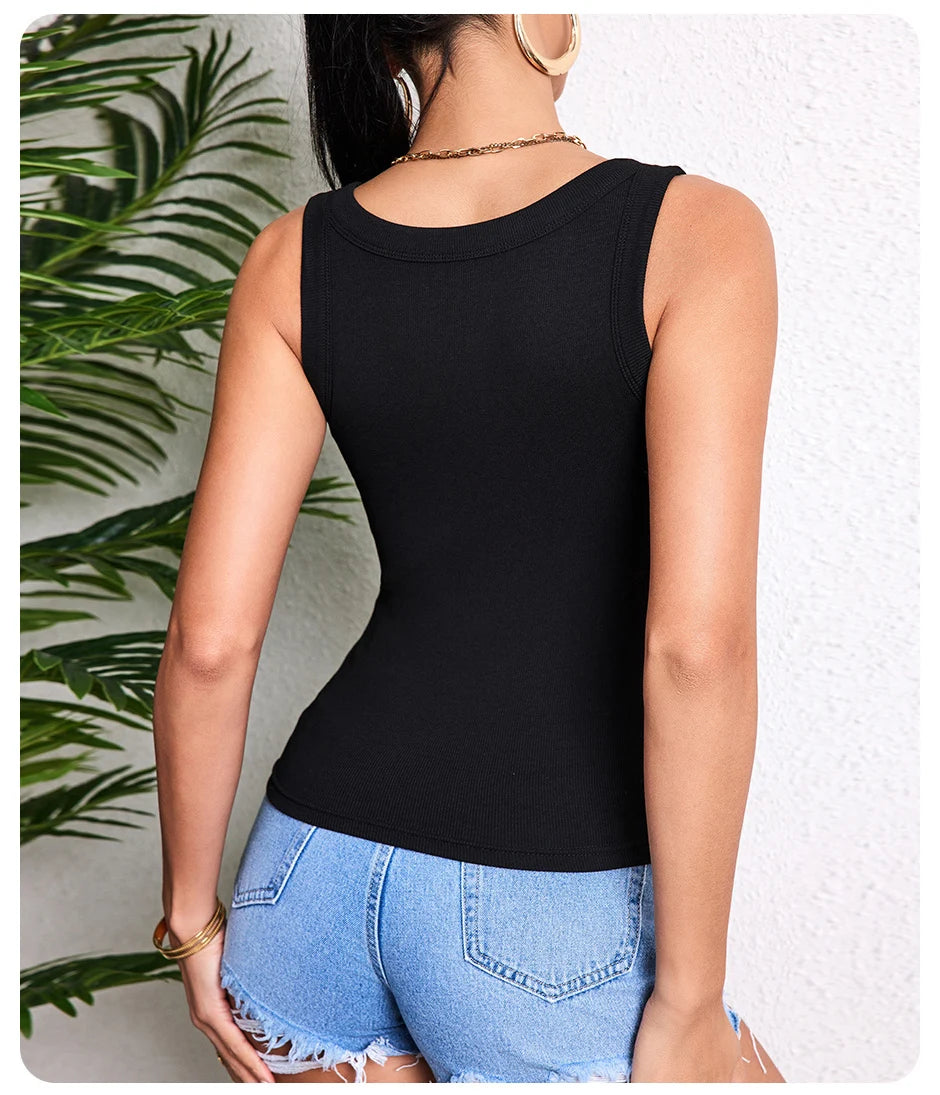 1/3 Pieces Four Seasons Thin Ladies Solid Color Joker Camisole Young Women Plus Size Comfortable and Sexy T-shirt Shirt Casual