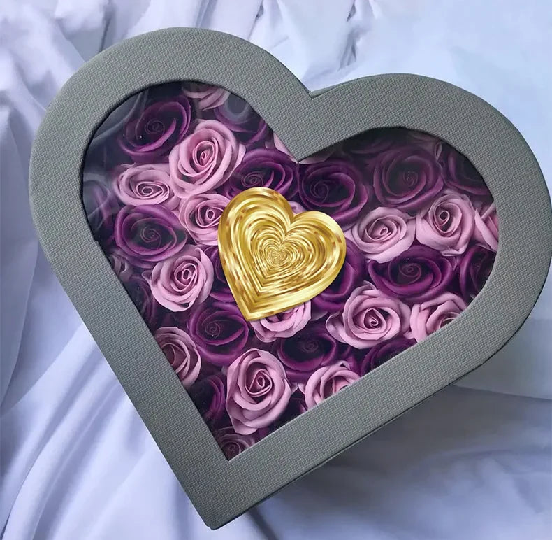 50-500pcs 1inch Red Heart Stickers for Valentine's Day Baking Packaging Sticker Envelope Seals Love Decorative Sticker