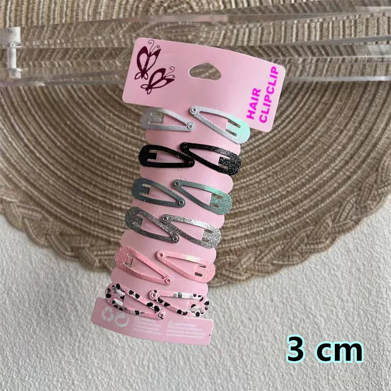 2025 New Cartoon Cute Printed Hairpins Set Women Girls Child Hairgrips Hair Clips Pins Barrettes Accessories Hairclip Headdress
