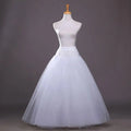 White 4-layers No Hoop Petticoat Wedding Dress Crinoline Bridal Ball Gown Underskirt Ladies Lined Skirt Party Dress Role-playing