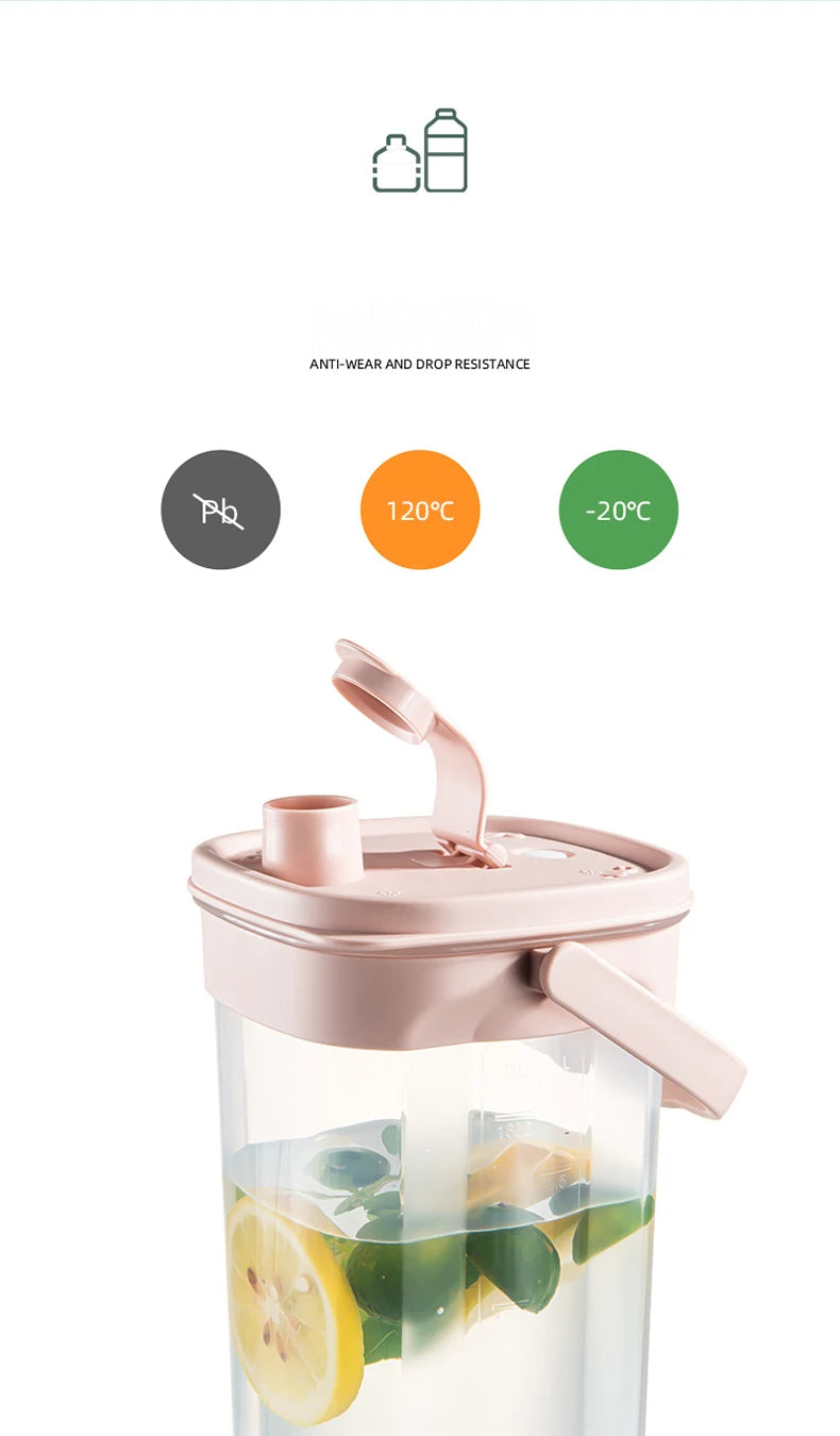 GIANXI Large Capacity Cold Water Pitcher Cold Kettle Refrigerator Iced Beverage Dispenser Refrig Plasticerator Family Living