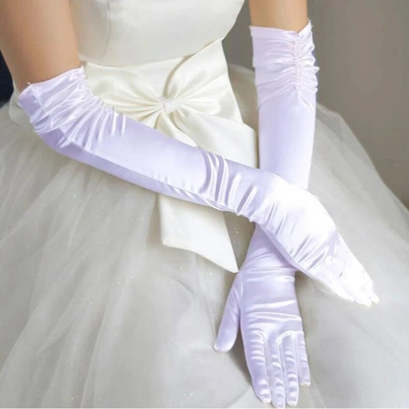Wholesale Bridal Gloves Beaded With Finger Bride Gloves Guantes Wedding Accessories 2026