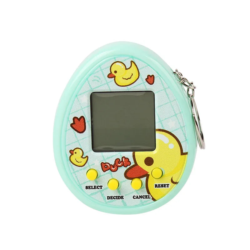 1PCS Transparent Electronic Pets Game Handheld Game Console Toy Virtual Cyber Digital Pet Pixel Funny Gift Play Toy