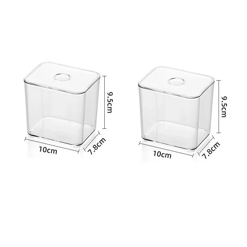 Draw Organizer Acrylic Box With Lid Clear Desk Organizer Box Make up Cosmetics Organiser Office Stationery Storage Box Organizer