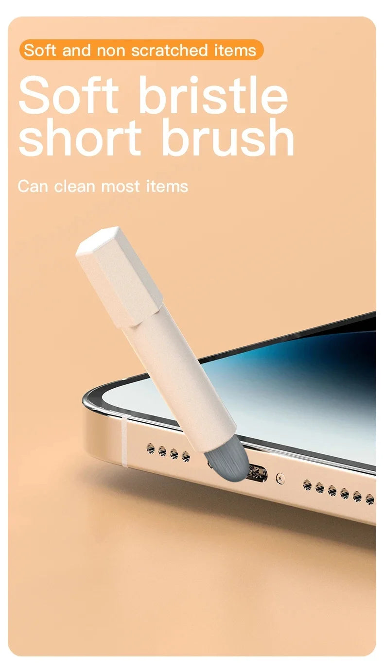 20-in-1 Cleaner Kit Computer Keyboard Brush Earphones Cleaning Pen Screen Cleaning Spray Bottle Cleaning Tools Keycap Puller Set