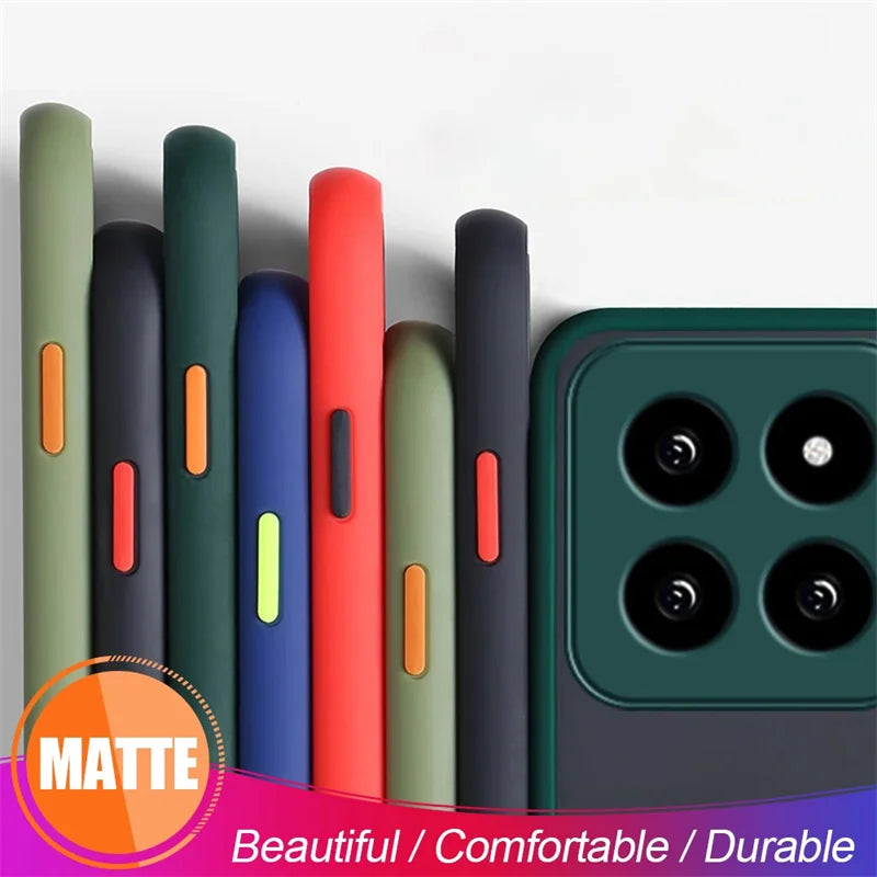 Shockproof Armor Case For Xiaomi 13T Pro 12 11 Lite 5G NE Lens Protector Silicone Cover For Xiaomi 11T 12T 13T Pro Matte Cases