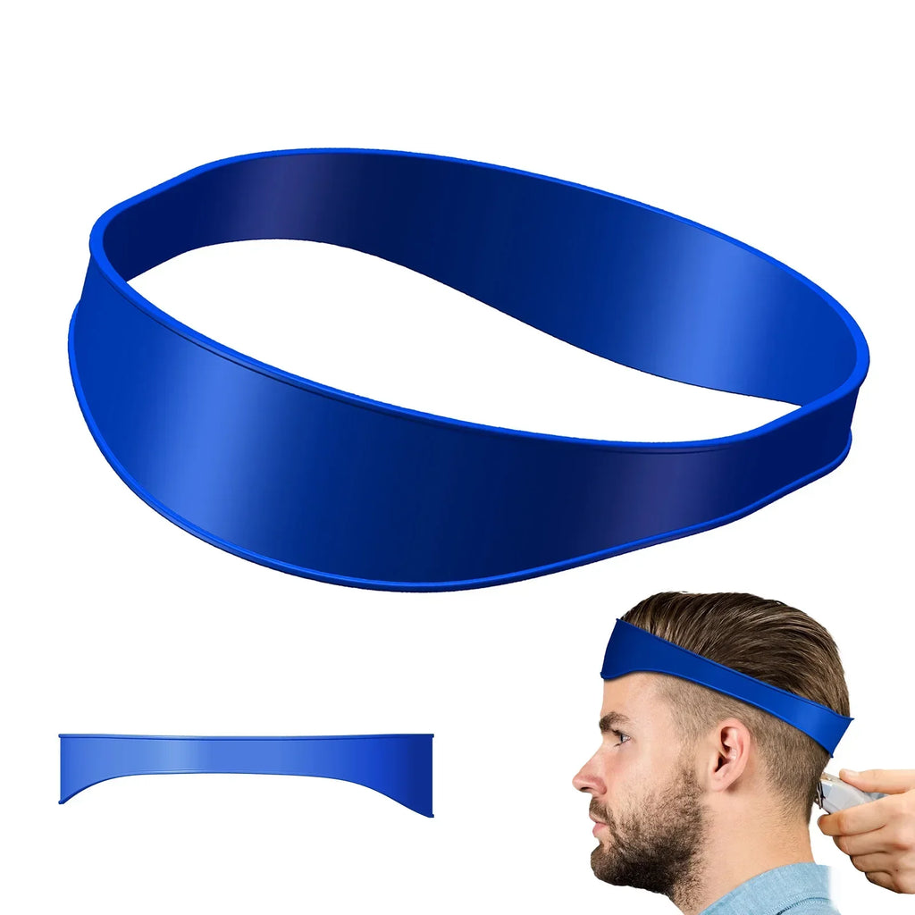 Fade Haircut Tool DIY Hair Trimming Home Haircuts Template Curved Headband Silicone Neckline Shaving Template Barber Supplies
