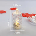 LED Crystal Candle Light Flameless LED Light Electronic Candle Lamp For Dating Party Holiday Home Wedding Atmosphere Decoration
