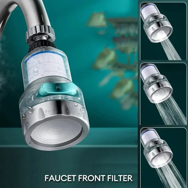 360 Rotating Water Purifier Filter Tap Universal For Kitchen Bathroom Shower Household Filter PP Cotton High Density