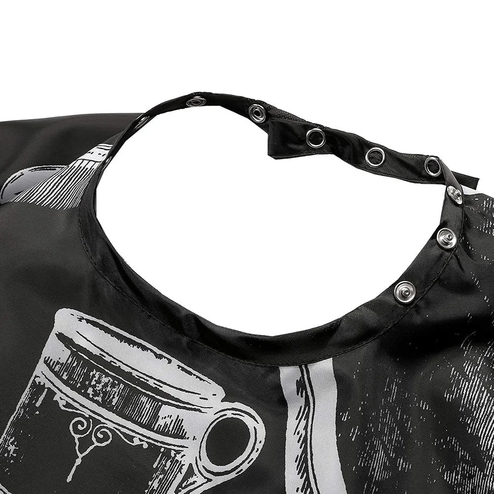 Hairdressing Bibs Hairdressing Bibs For Perming And Dyeing Printed Perming And Dyeing Non-Stick Barber Professional Barber Cape