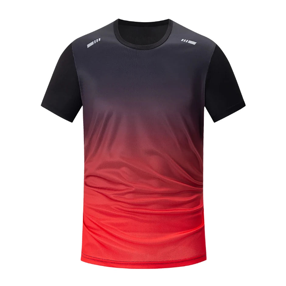 4/1/2 Pack Men's Gradient Quick-drying Sportswear Teenagers Leisure Joker Short-sleeved Multi-size Mixed-color Running Fitness T