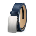 Men's Waist Belt - Men's Ratchet Belt Leather Metal Buckle Formal Pants - Micro Adjustable Waist Belt Can Be Seen Everywhere