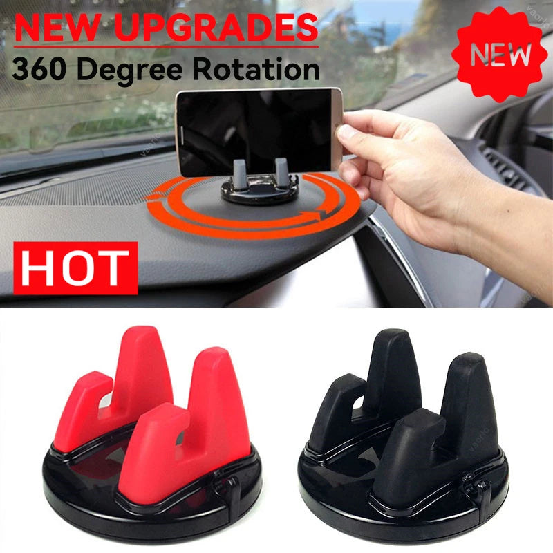 360° Rotatable Mobile Phone Holder Car Bracket Non-Slip GPS Navigation Car Mount Stand Support in Car Universal for All Phones