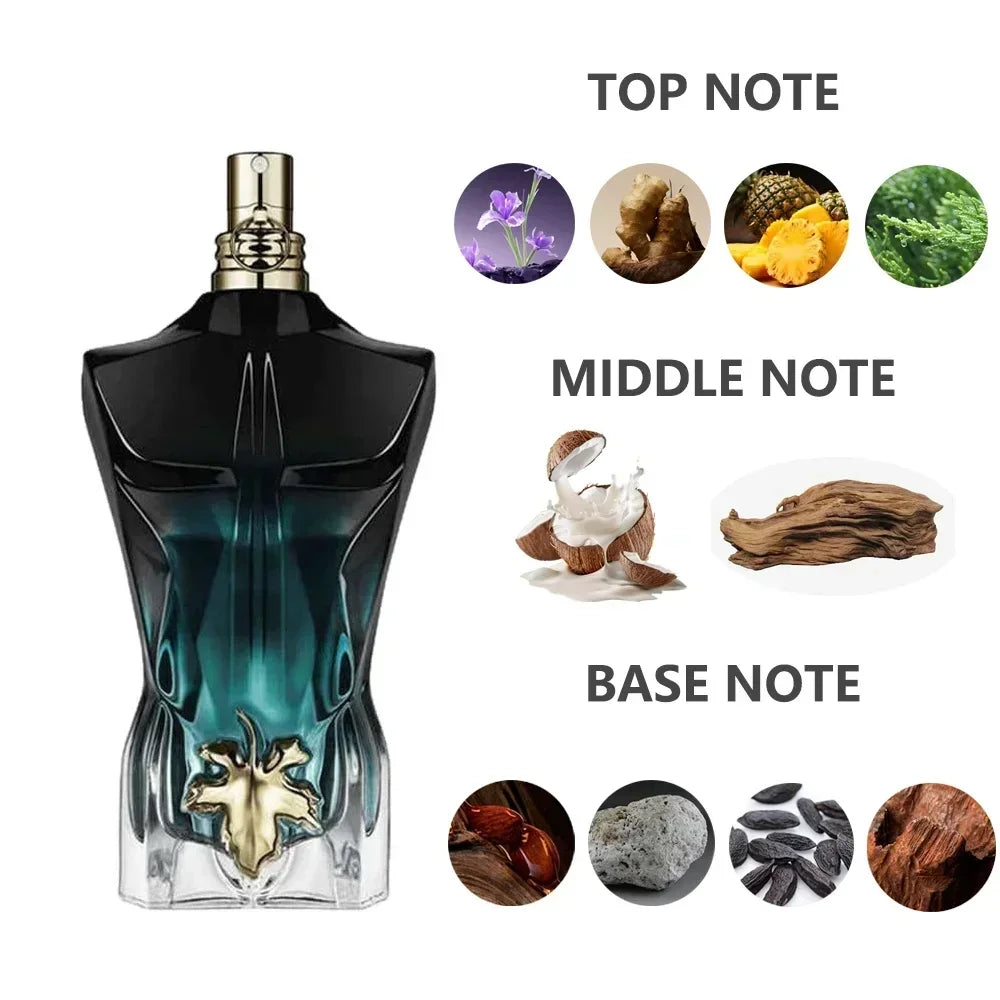 125ml Men's Cologne Fragrance Perfume Eau De Parfum Intense Spicy Woody Seductive Fragrance Date Night Lasting Wear Perfumes