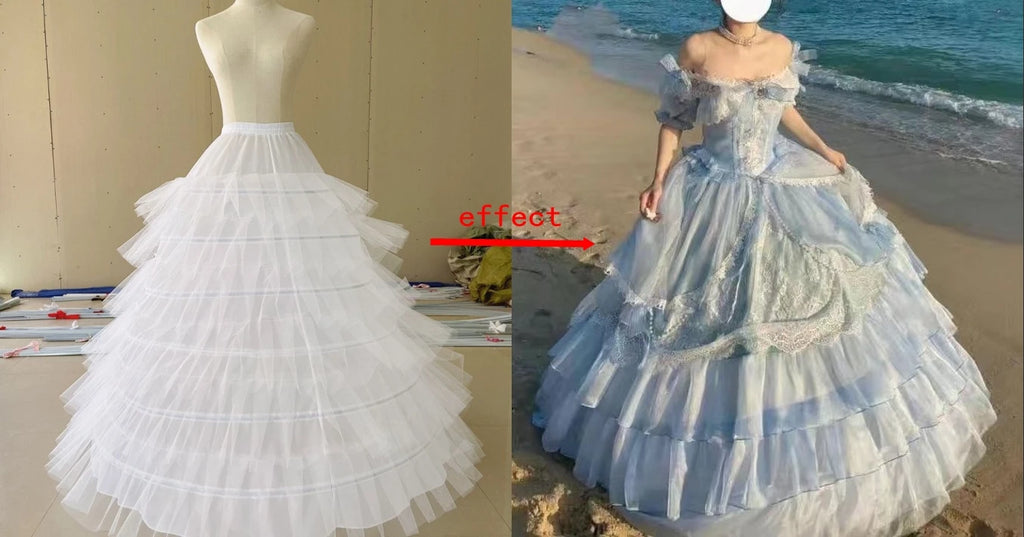 Ball Gown Hoops Wedding Accessories Petticoat Underskirt Slips Quinceanera Gown for Wedding Dress