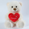 23CM Cute Heart Bear Dog Plush Toys Red Heart Print Love Creative Animal Stuffed Doll For Lovers Valentine's Day Gift