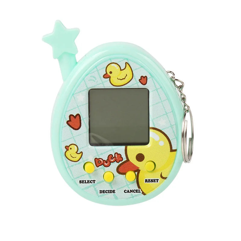 1PCS Transparent Electronic Pets Game Handheld Game Console Toy Virtual Cyber Digital Pet Pixel Funny Gift Play Toy
