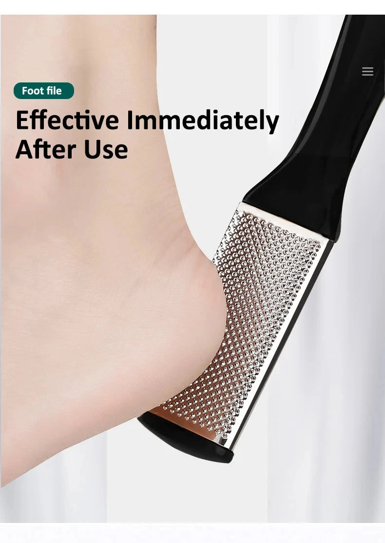 8/10-in-1 Professional Pedicure Kit Stainless Steel Callus Shavers Get Soft Smooth Feet with Stainless Steel Foot Care Tools