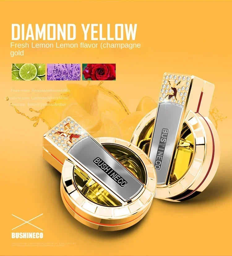 Car Perfume Air Freshener Auto Vent Aromatherapy High-End and Elegant Car Perfume Good Gifts for Women Long Lasting Perfume