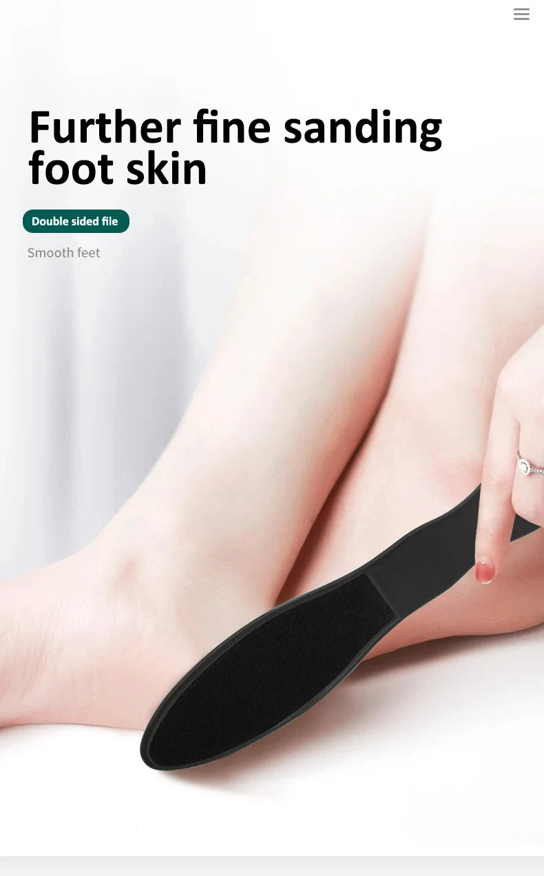 8/10-in-1 Professional Pedicure Kit Stainless Steel Callus Shavers Get Soft Smooth Feet with Stainless Steel Foot Care Tools