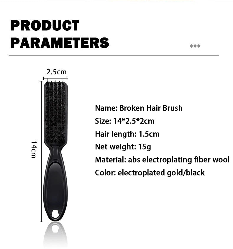 1pcs hair clipper neck dust removal brush men's facial dust removal tool beard cleaning brush hair styling tool