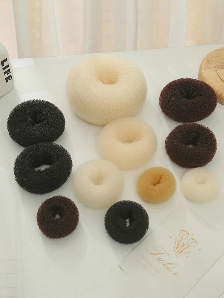 3PCS Maruki Head Hair Curler, Korean Style Versatile Hair Accessories, Fluffy Curled Lady Easy Big Ring Hair Styling Tools