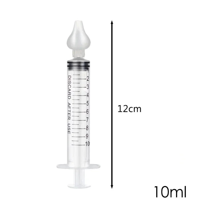 1/2Pcs Needle Tube Baby Nasal Aspirator Syringe Baby Nose Cleaner Rhinitis Nasal Washer Irrigator Baby Nose Washing for Children