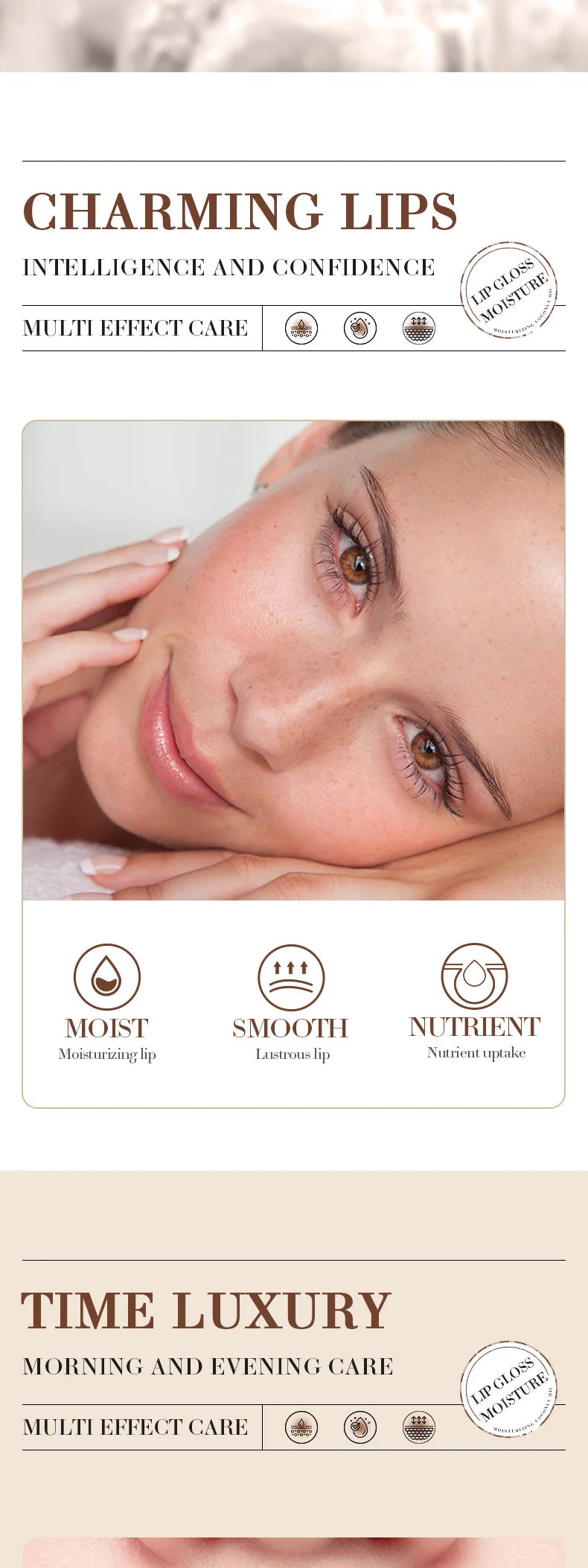 Coconut Lip Balm - Lasting Nourishment and Moisture for Men and Women - Daily Care Lip Balm