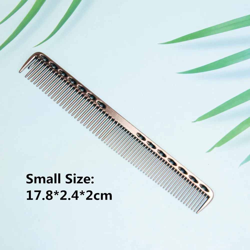 Space Aluminuml Hair Comb Pro Hairdressing Combs Расческа Для Волос Hair Cutting Dying Hair Brush Barber Tools Salon Accessaries