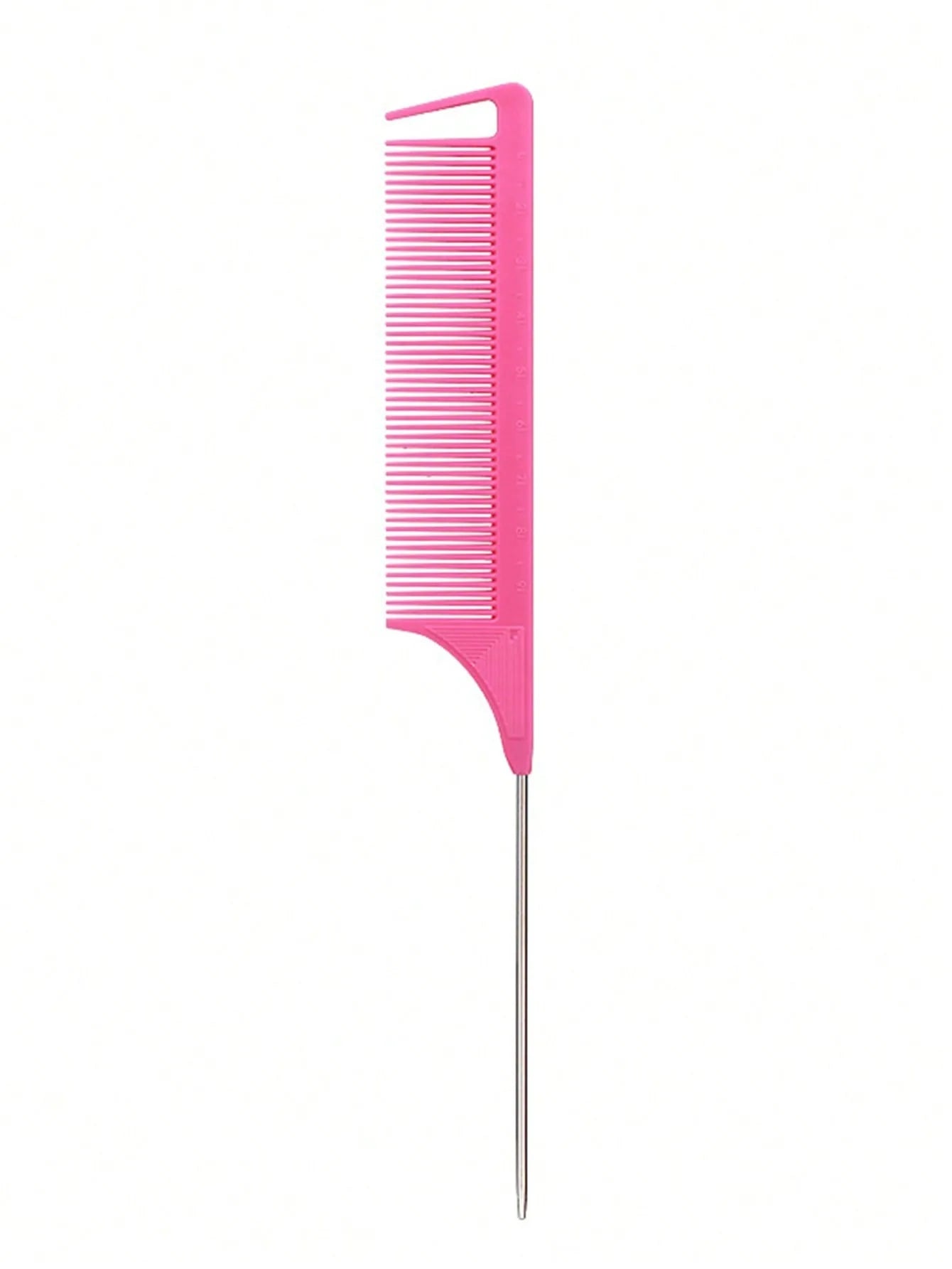 Stainless Steel Pointed Tail Hair Comb – Professional Salon Hair Styling Tool, Hair Brush for Real Hair Wigs