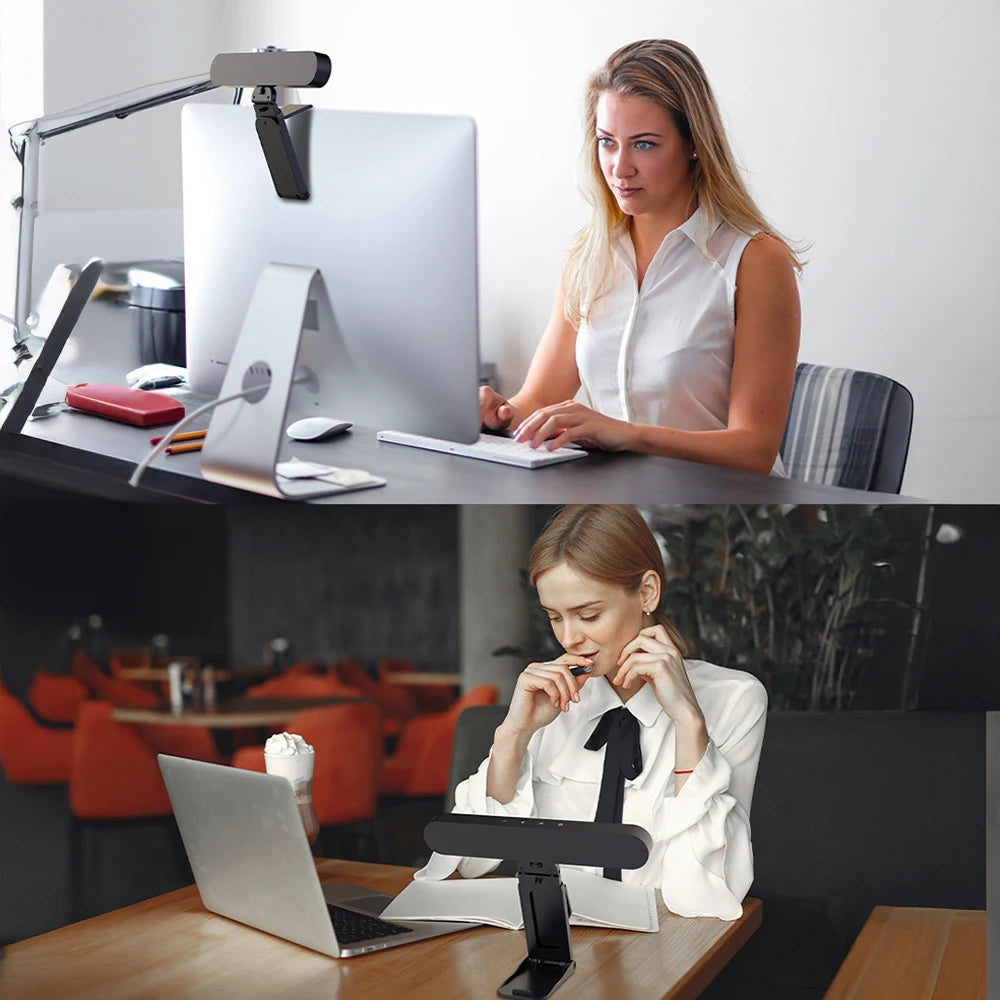 Video Conference Light Computer Light For Video Conferencing Video Call Lighting Adjustable Brightness Live Stream Light Phone