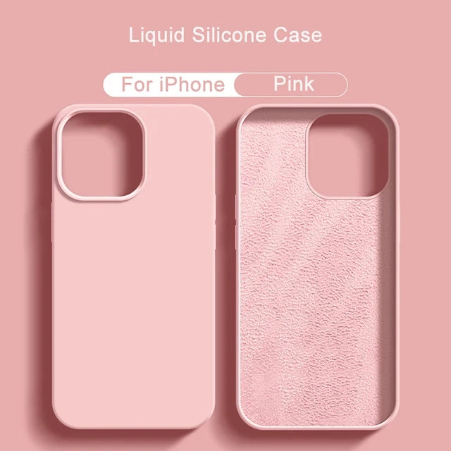 Liquid Silicone iPhone Case – Soft Touch Shockproof Protective Cover