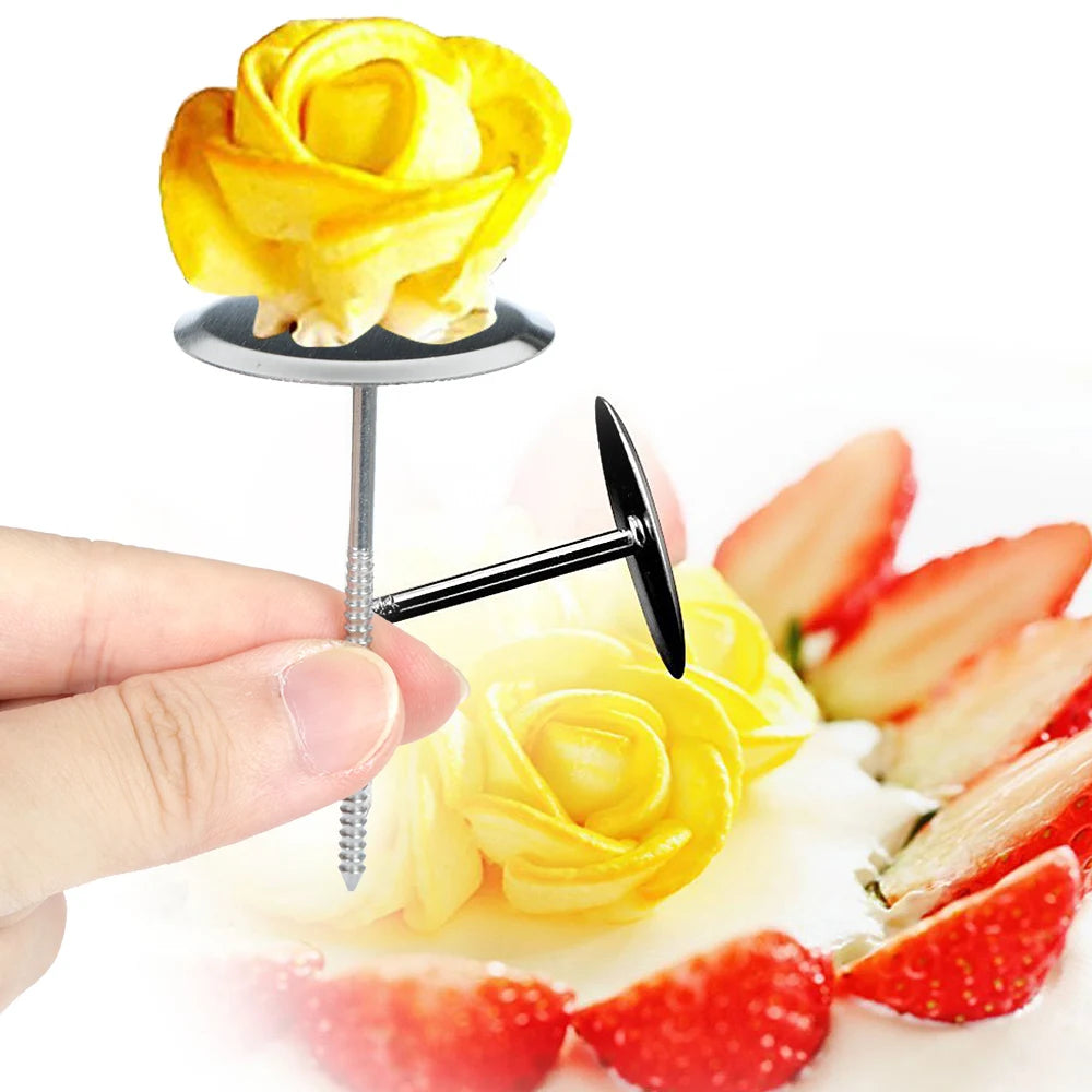 137Pcs Cake Decorating Tools Kit Pastry Turntable Kit Piping Nozzle Piping Bag Set Rotating Stand Baking Tools Accessories Bak