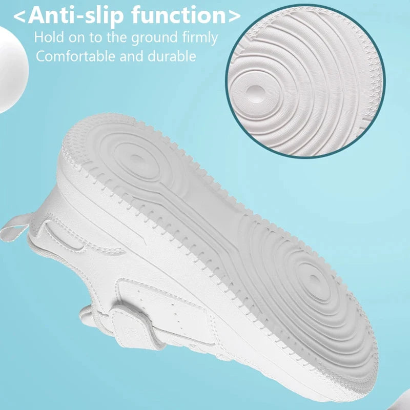 Children's Sneakers Kids Fashion White Sports Casual Shoes Boys Girls Non Slip Tennis Outdoor Comfortable Walking Footwear