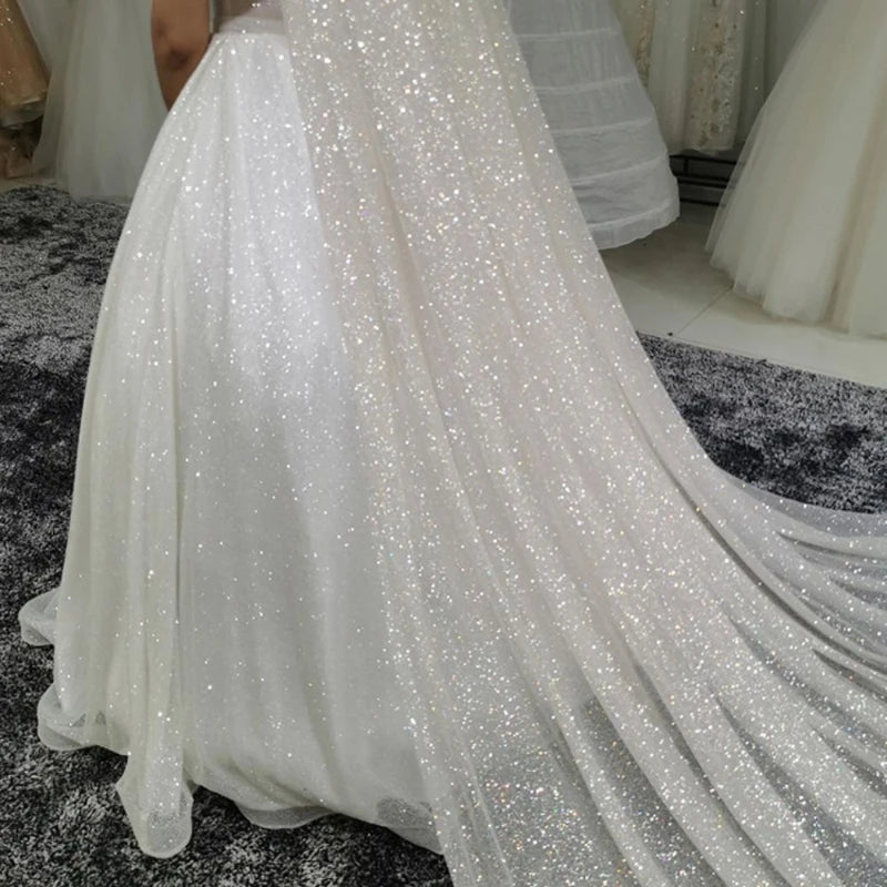 Champagne/White/Ivory Bridal Veil Cathedral Length Highlights Webveil Wedding Accessories
