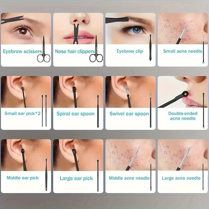 24 Pcs Manicure Set, Professional Pedicure Set, Personal Care Nail Kit, Toenail Clipper Cutters For Men And Women Nail Trimmer