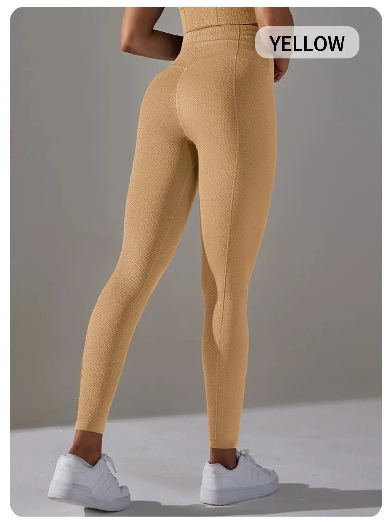 Gym Leggings Women Yoga Clothes Pants Women's Sportswear Yoga Woman Clothing Workout High Waist Tights Training Fitness Pants