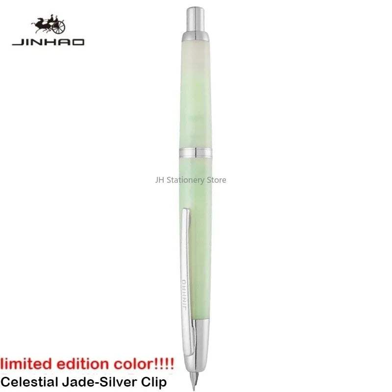 Burgundy Limited Edition!!! JINHAO 20 Press Fountain Pen Retractable Writing Ink Converter Office Supplies PK 10 A1 Stationery