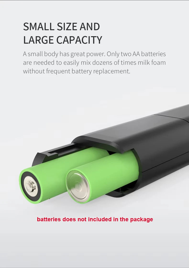 Kitchen Powerful Stirrer Milk Frother Handheld Foam Maker for Lattes Whisk Drink Mixer Coffee Electric Egg Beater