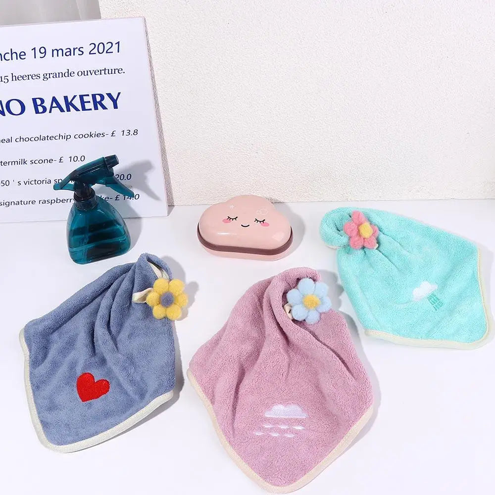 Thicken Kitchen Wipe Microfiber Microfiber Towel Kitchen Rags Absorbent Cloth Hand Towel Dishcloths Handkerchief Kitchen Towels