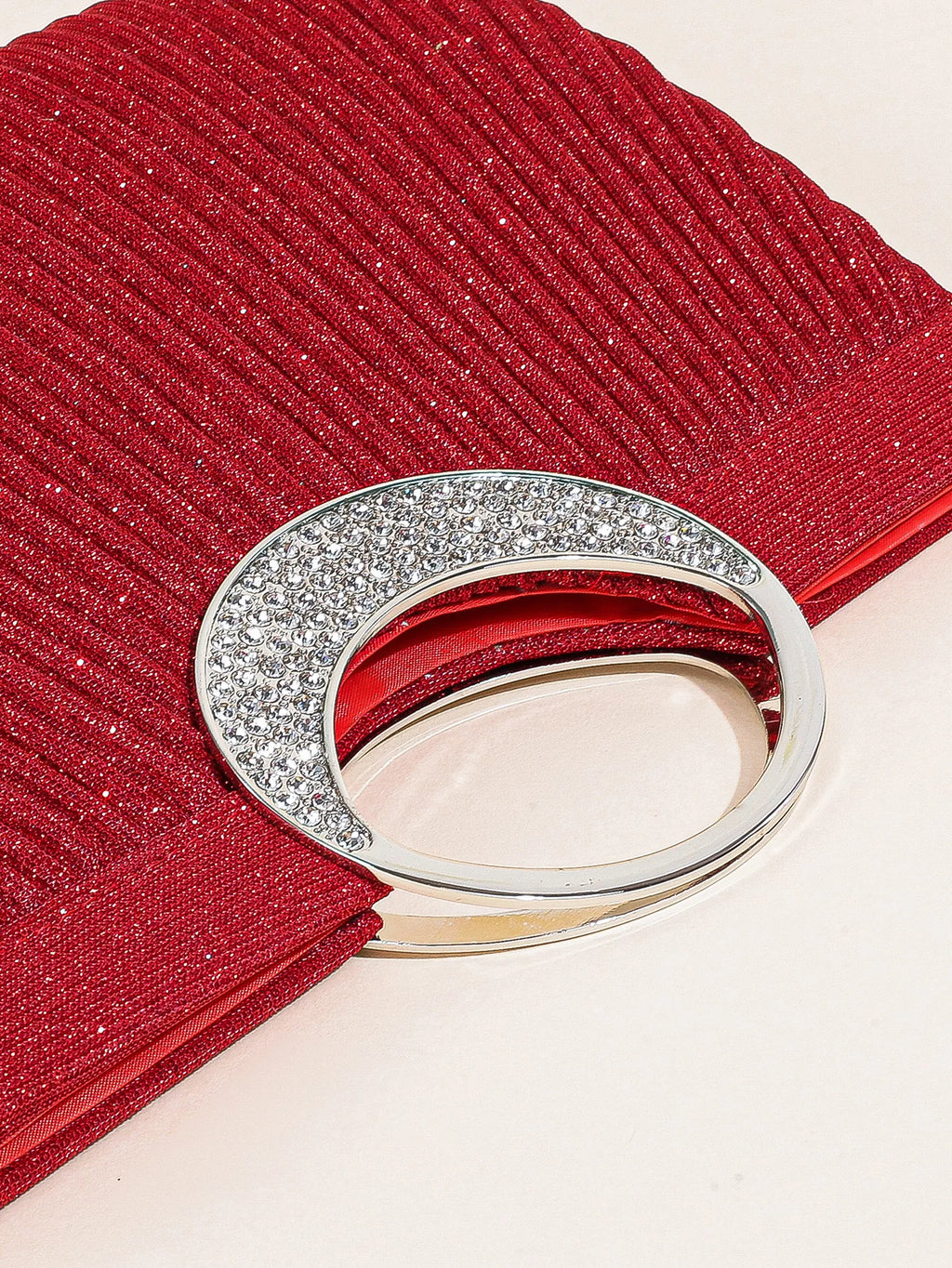 Women Crystal Oval  Handle Glitter Clutch Purses for Women Evening Bags Party Clutches Wedding Purses Cocktail Prom Handbags