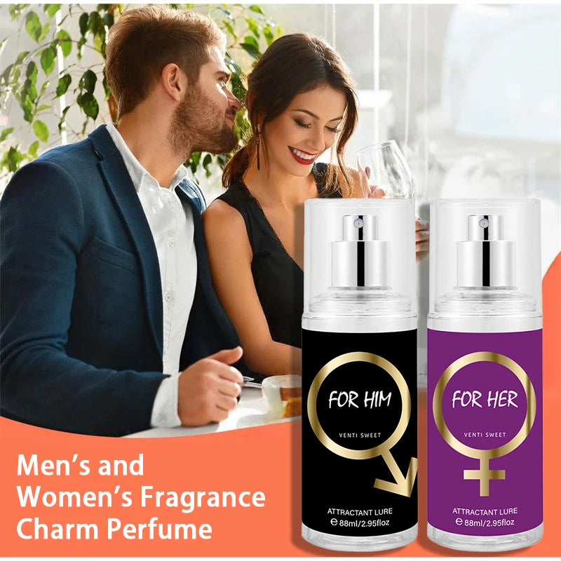 Pheromone Midnight Temptation Perfume Unisex Irresistible Tempting Couple Perfume Attract Opposite Lasting Pheromone Oil Perfume