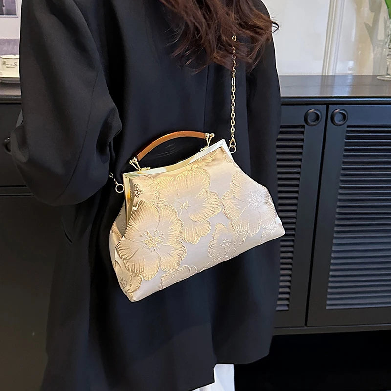 Women Party Dinner Bag Fashion Exquisite Ladies Dinner Bag Luxury Elegant Chain Simple Formal Gorgeous Crossbody Daily use Purse