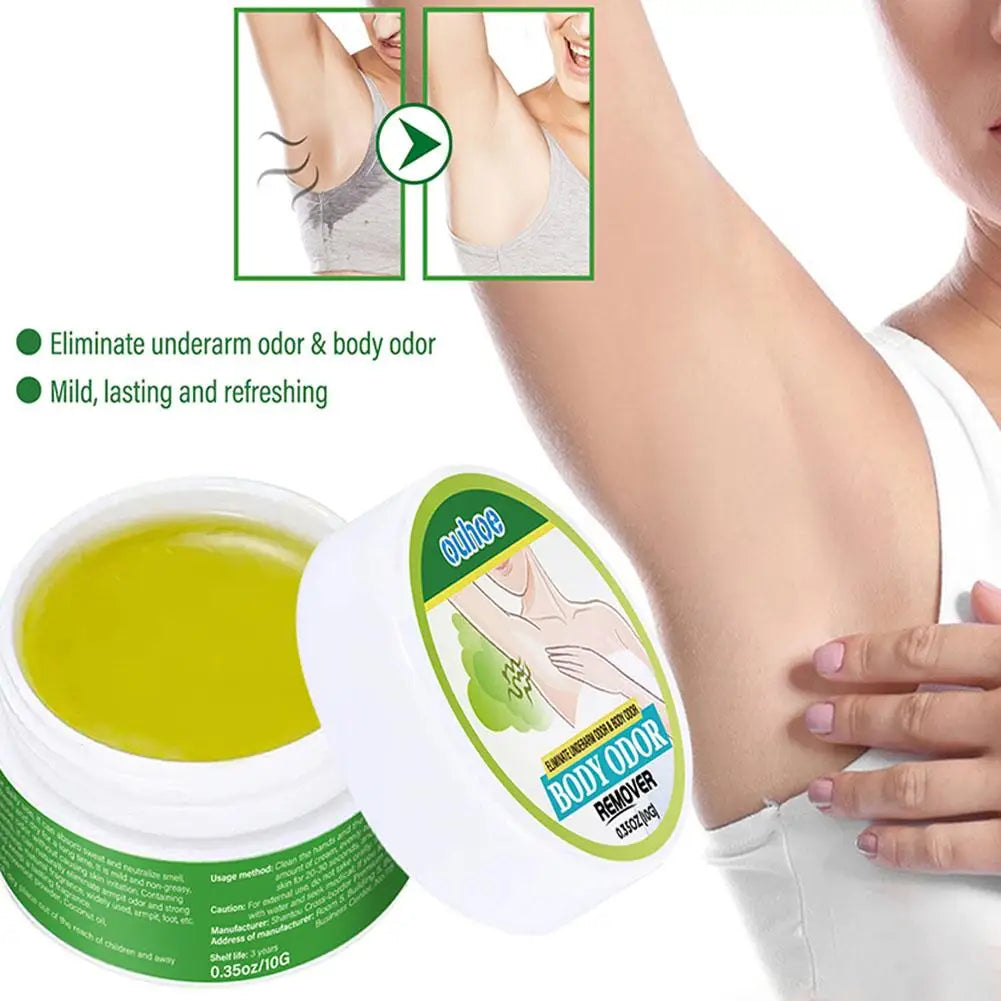 Armpit Odor Removal Cream Underarm Bad Smell Removal For Man And Woman Body Refreshing Lasting Aroma Skin Care Cream