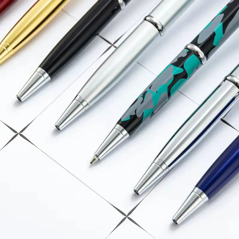 5Pcs Portable Ballpoint Pen with Edc Tool Protector Metal Cut Pens for Students Teacher Office Writing Supplies Outdoor Gifts