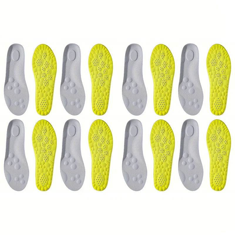 Elastic Sport Insoles – Breathable Arch Support Cushion Pads